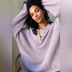 Free People Hailee Sweater Set | light purple | Size S